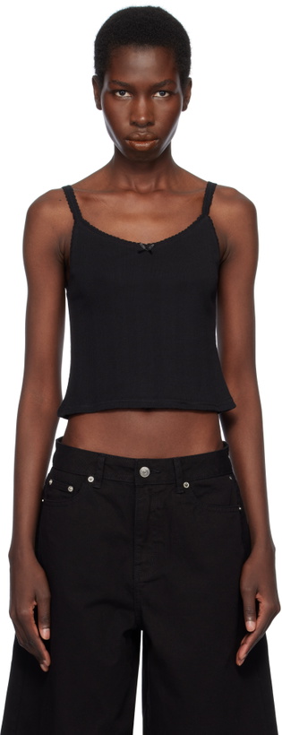 Photo: Dunst Black Pointelle Sleeveless Camisole