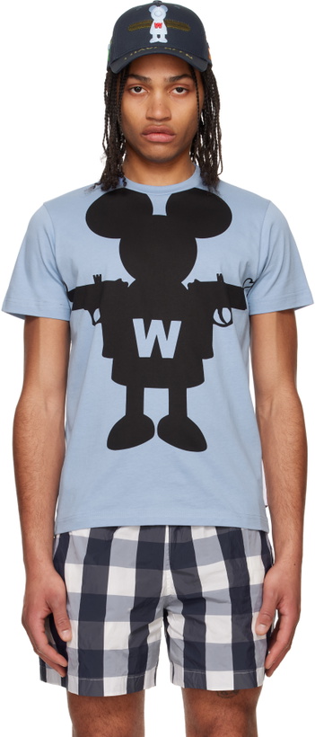 Photo: Walter Van Beirendonck Blue Shadow Mouse T-shirt