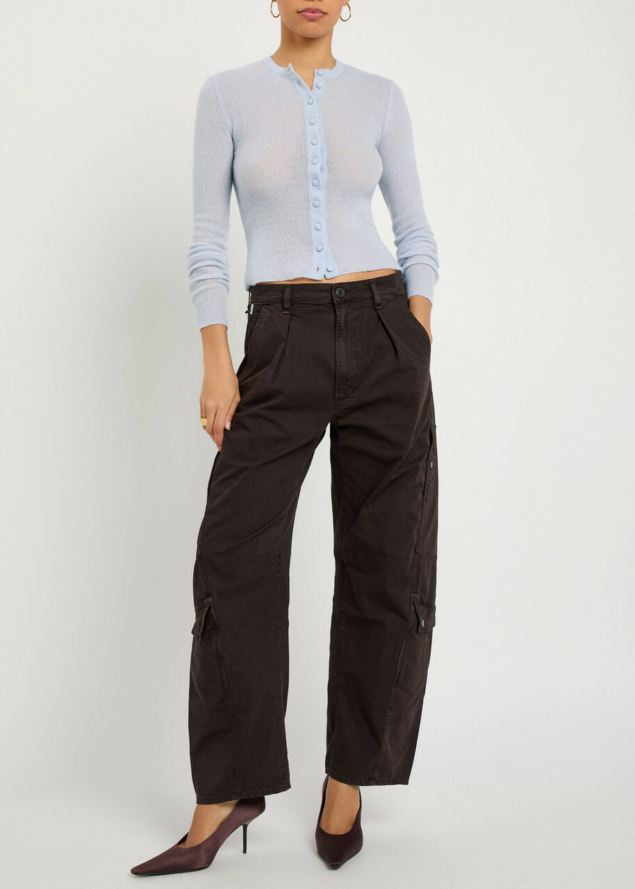 Citizens OF Humanity Tabitha Wool and Cashmere-blend Cardigan Light Blue