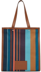 Paul Smith Multicolor Stripe Tote