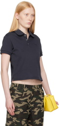 Sandy Liang Navy Louise Polo