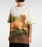 Loewe Printed cotton-blend T-shirt