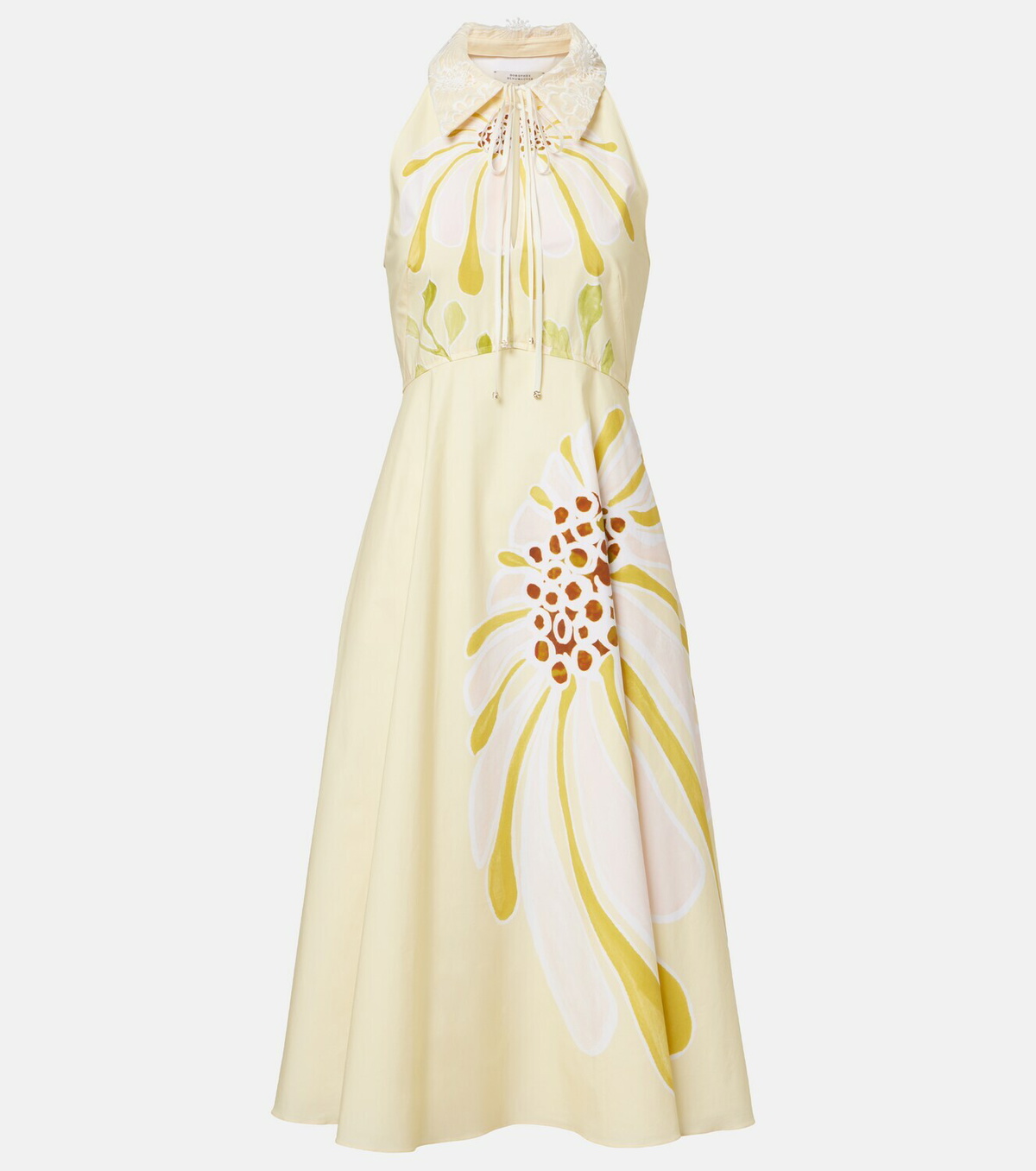Dorothee Schumacher Floral Power floral cotton-blend midi dress