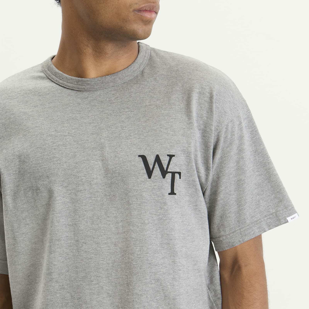 WTAPS Men's Academy Ss in Light Gray