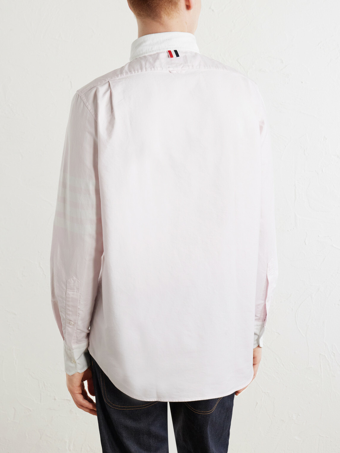 Thom Browne - Striped Cotton Shirt - Pink