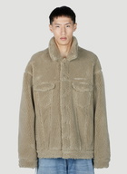 Balenciaga - Fleece Jacket in Beige