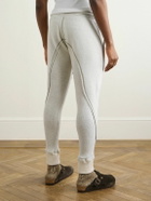 Greg Lauren - Slim-Fit Panelled Cotton-Jersey Sweatpants - Neutrals