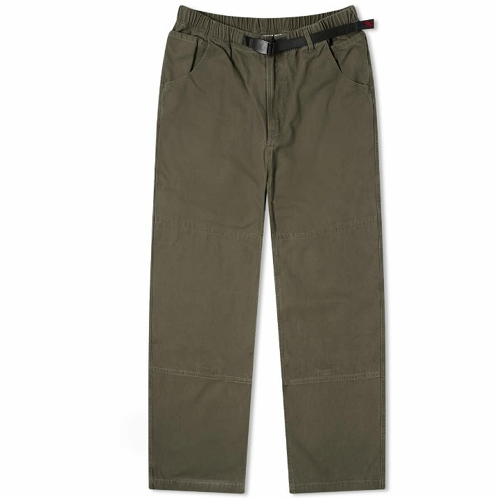 Photo: Gramicci Men's Canvas Double Knee Pants in Dusted Slate