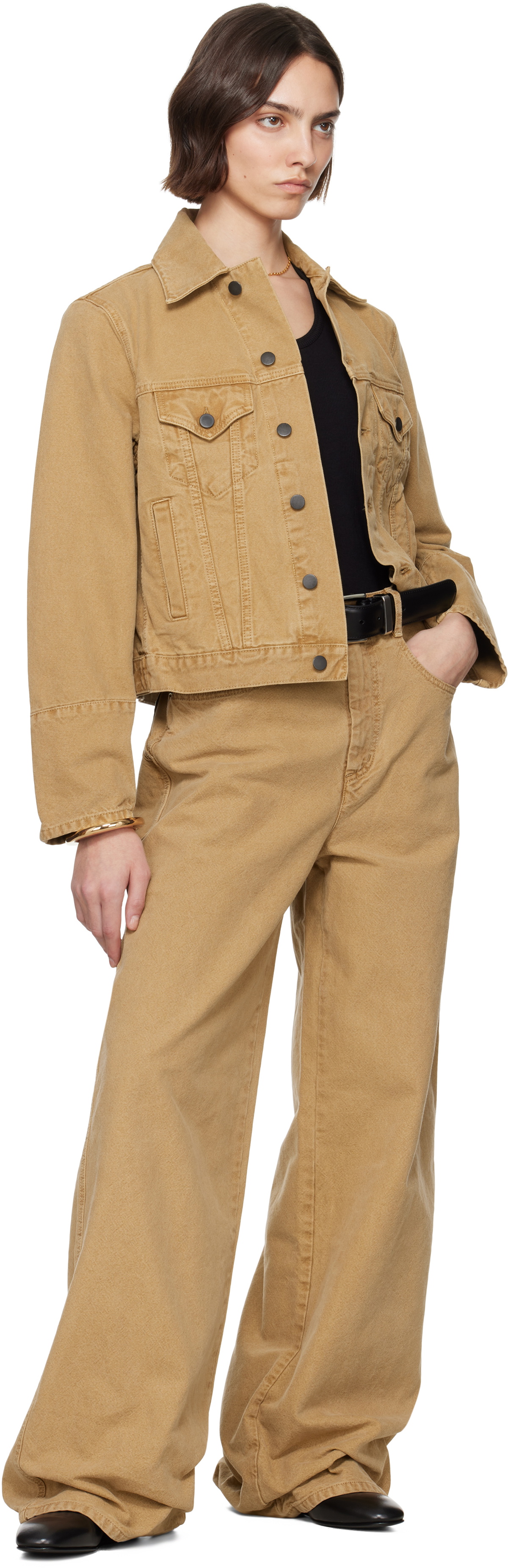 Kallmeyer Beige Axel Shrunken Jacket
