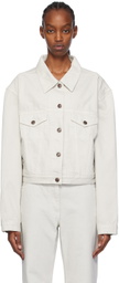 Magda Butrym Gray Classic Denim Jacket