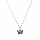 Needles Men's 925 Silver Pendant Necklace in Papillon 