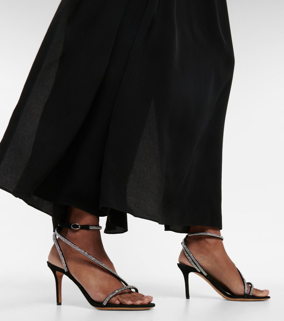 【関税込み】Isabel Marant ブラック Atria ヒールサンダル Isabel Marantのブラック Atria ヒールサンダルがセール中