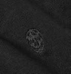 Alexander McQueen - Skull-Embroidered Cotton-Blend Socks - Men - Black