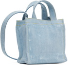 Acne Studios Blue Distressed Tote