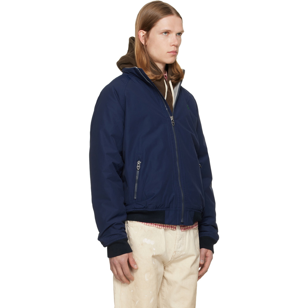 Polo Ralph Lauren Navy Nylon Bomber Jacket