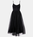 Zimmermann Tulle corset midi dress