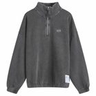 Satisfy Men's SoftCell™ Half-Zip Sweatshirt in Aged Black