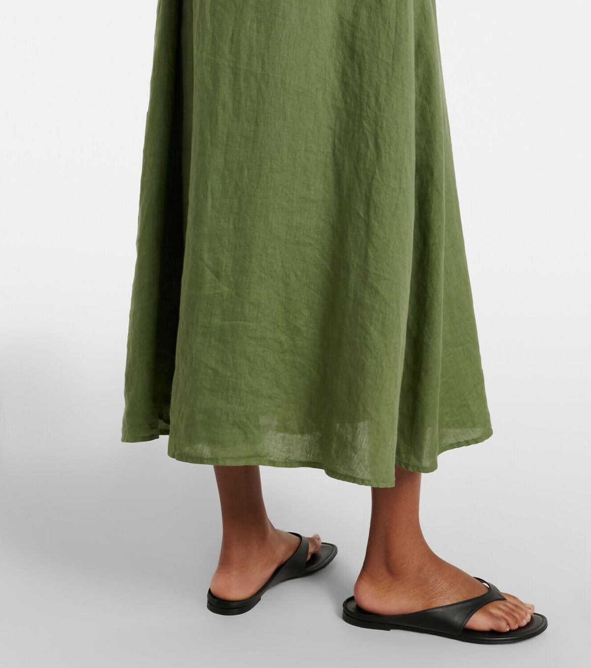 Velvet Reta linen midi dress