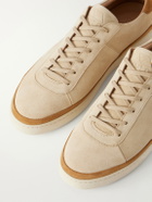 Mulo - Suede Sneakers - Neutrals