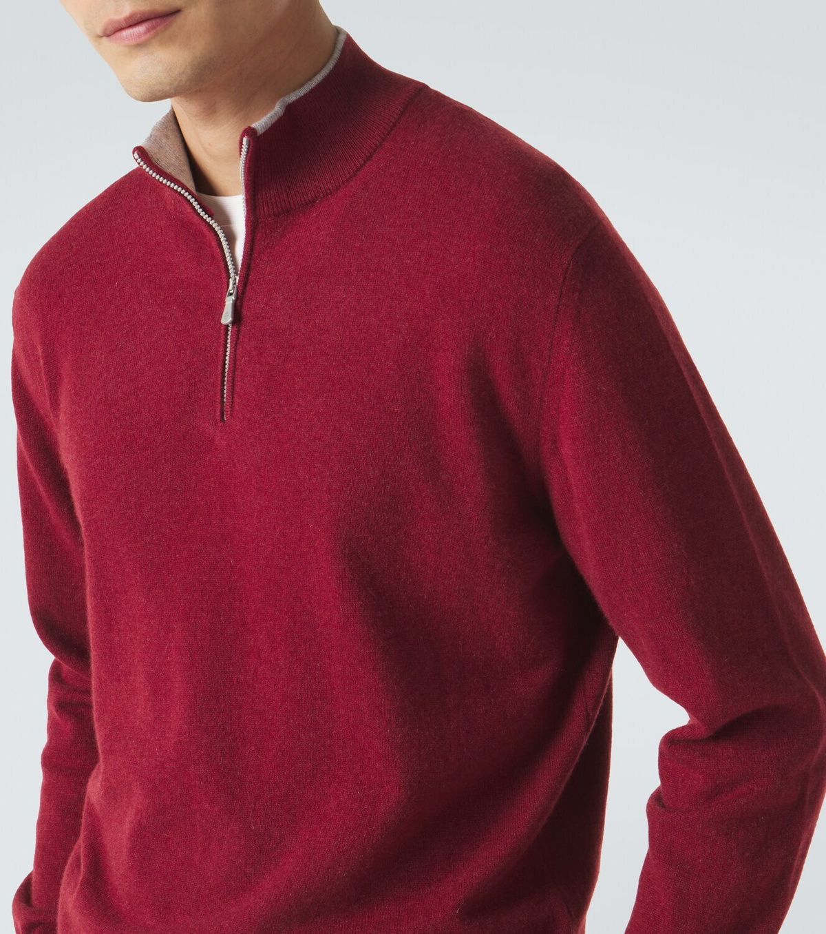 Eleventy Cashmere half-zip sweater