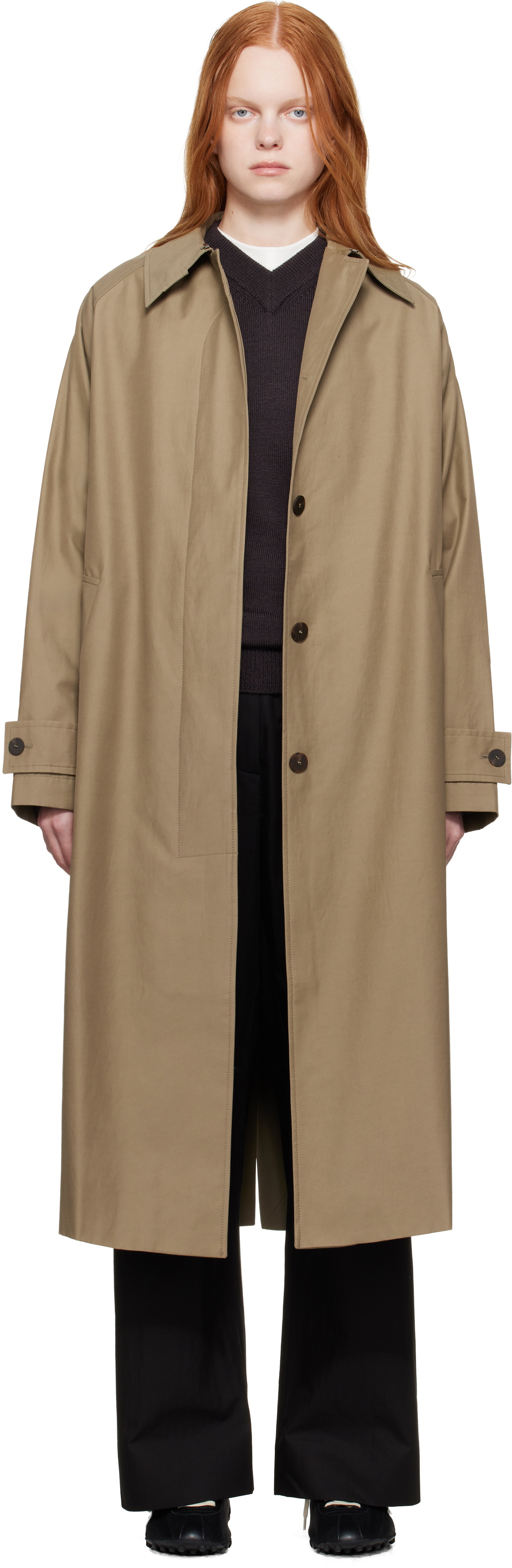 【関税込み】Studio Nicholson カーキ Hesse トップス Studio Nicholson Khaki Hesse Top Studio Nicholson