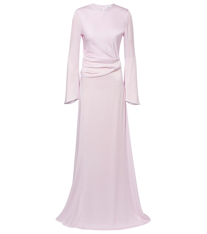 Photo: McQueen Draped satin gown