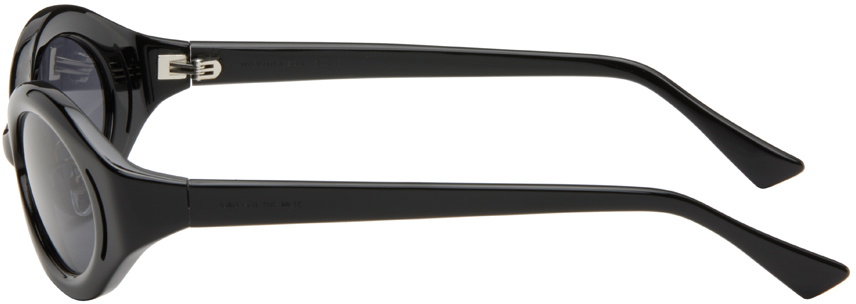 Song for the Mute SSENSE Exclusive Black 'The Goggle' Sunglasses