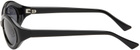 Song for the Mute SSENSE Exclusive Black 'The Goggle' Sunglasses