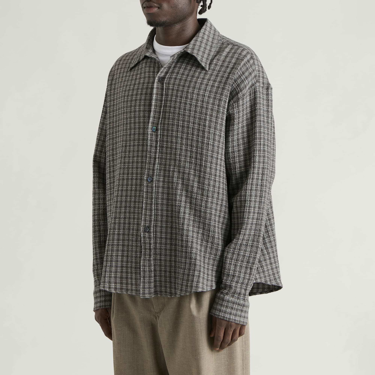 mfpen Men's Check Vacation Shirt in Shuffle Check