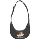 Fiorucci Women's Squiggle Angel Shoulder Bag in Black