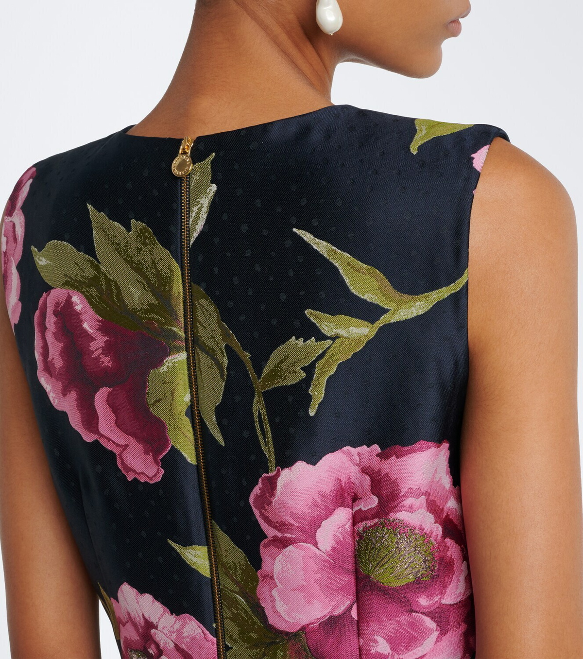 Carolina Herrera Floral jacquard shift dress