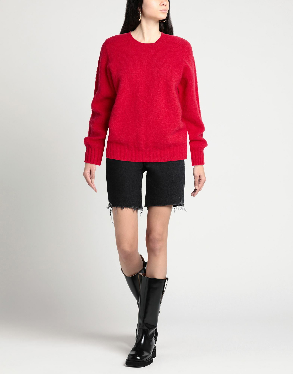 Howlin' Womens Sweater in Magenta