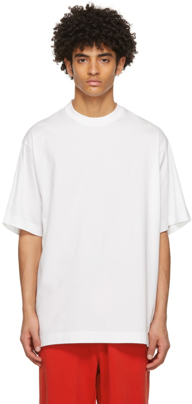 Photo: Y-3 White Classic Logo T-Shirt