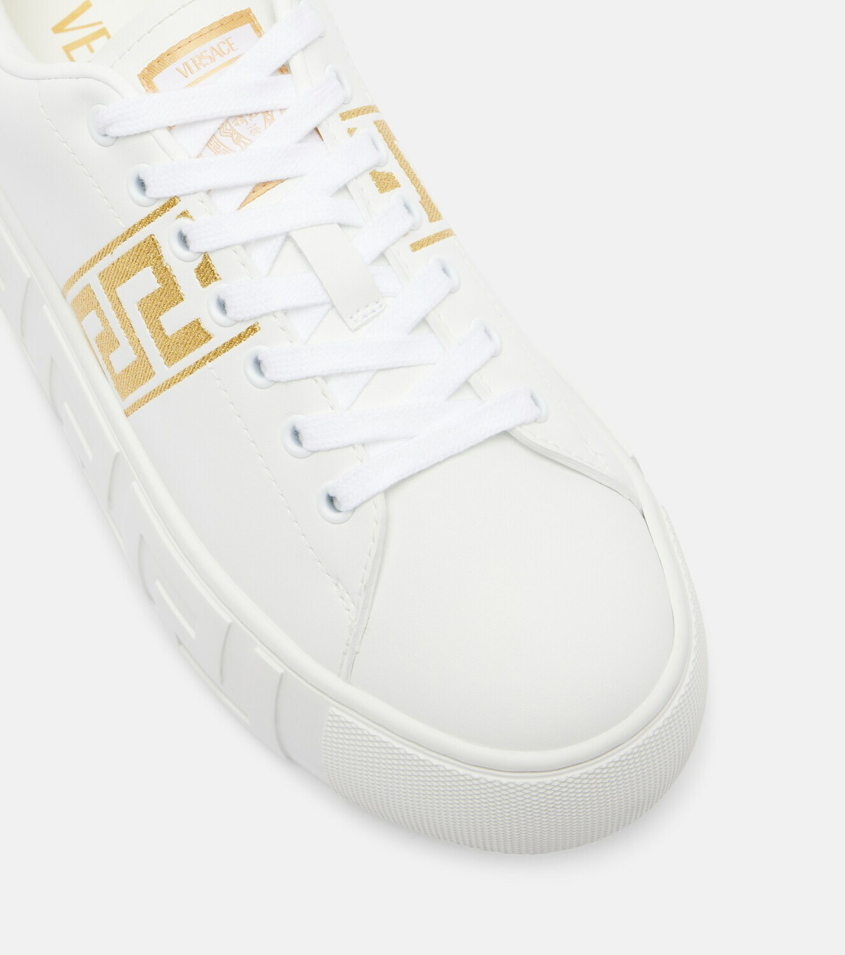 Versace Greca embroidered sneakers