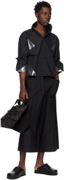 132 5. ISSEY MIYAKE Black Standard Jacket