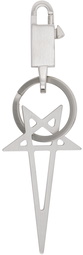 Rick Owens Silver Pentagram Keychain