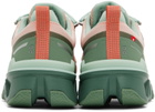 On Pink & Green Cloudwander Sneakers