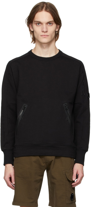 Photo: C.P. Company Black Fleece Diagonal Utility Sweatshirt