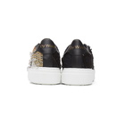 By Walid Black Beaded Sneakers