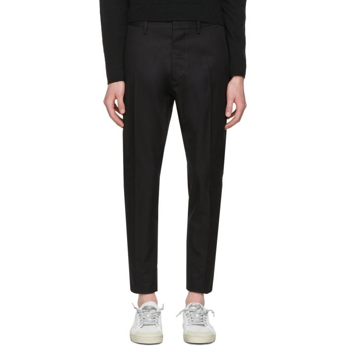 Photo: Dsquared2 Black Hockney Trousers