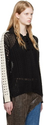 Andersson Bell Black Beozz Long Sleeve Polo