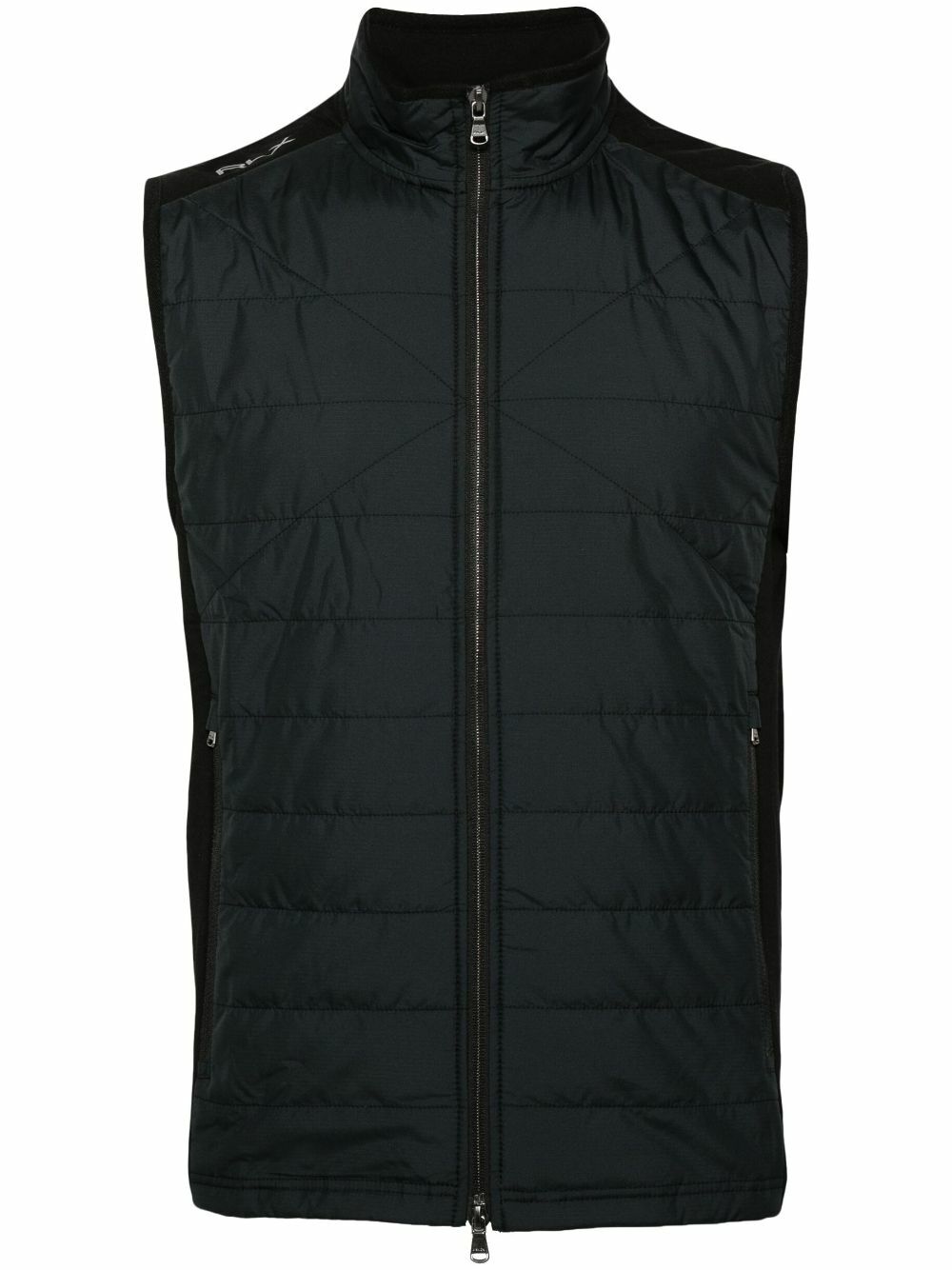 RLX Ralph Lauren Black Hybrid Full-Zip Gilet