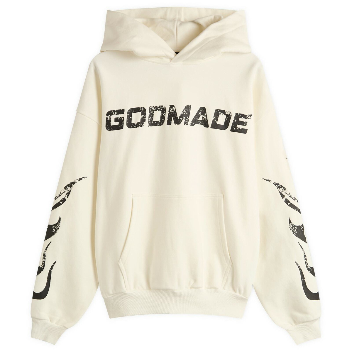 God Made Men's F7 Hoodie in Off White