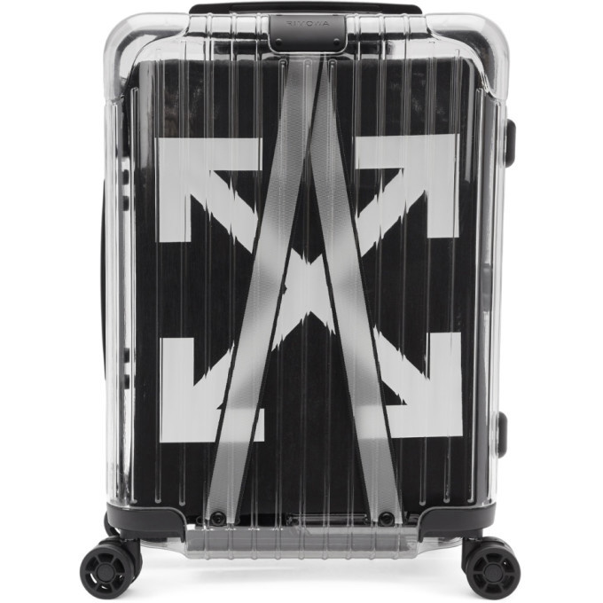 Rimowa X OFF-WHITE Collaboration Clear With Black Cover Luggage