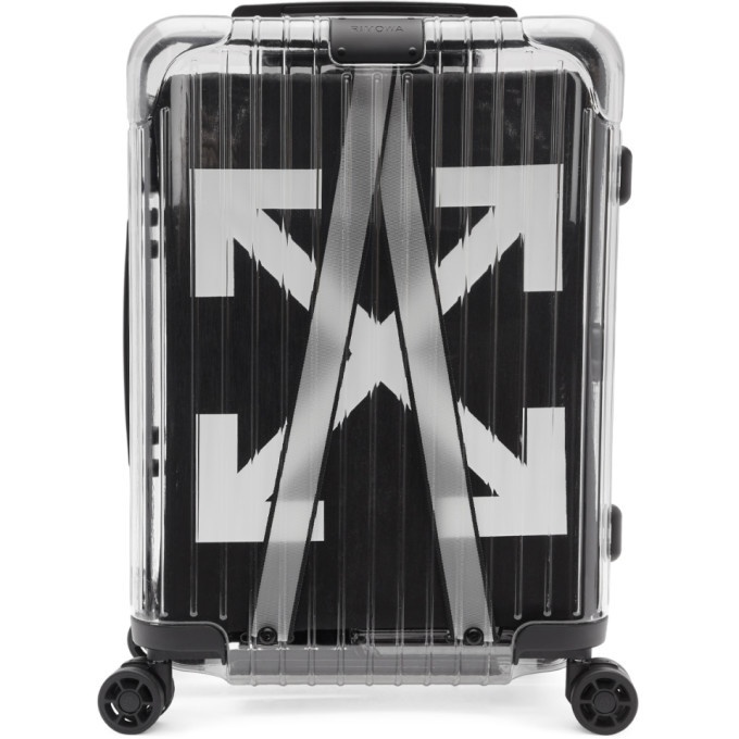 Photo: Off-White Black Rimowa Edition See-Through Carry-On Suitcase