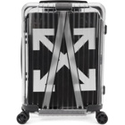 Off-White Black Rimowa Edition See-Through Carry-On Suitcase