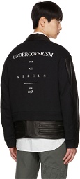 Undercoverism Black Biker Leather Jacket