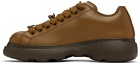 Burberry Brown Leather Ranger Sneakers