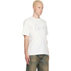 Kenzo White Kenzo Paris 'KENZO Signature' Embroidered T-shirt