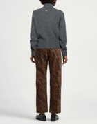 Manila Grace Womens Turtleneck in Charcoal